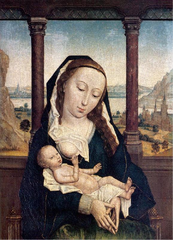 The Virgin and Child (attributed to Marmion), Marmion, Simon